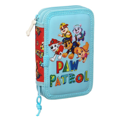 Penar cu Accesorii The Paw Patrol Funday Albastru Roșu 12.5 x 19.5 x 4 cm (28 Piese) - Birou și papetărie, Material școlar și educațional