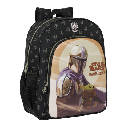 Ghiozdan The Mandalorian This is the way Negru 32 X 38 X 12 cm - Birou și papetărie, Material școlar și educațional