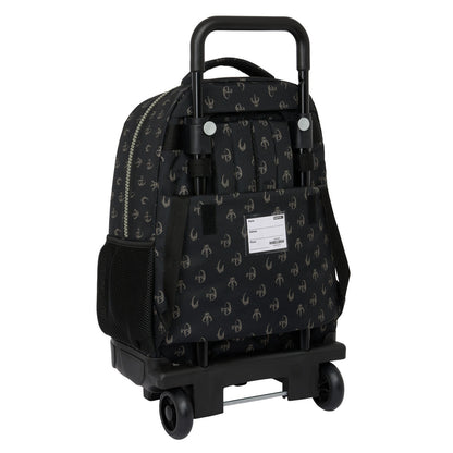 Ghiozdan cu Roți The Mandalorian This is the way Negru 33 X 45 X 22 cm - Birou și papetărie, Material școlar și educațional