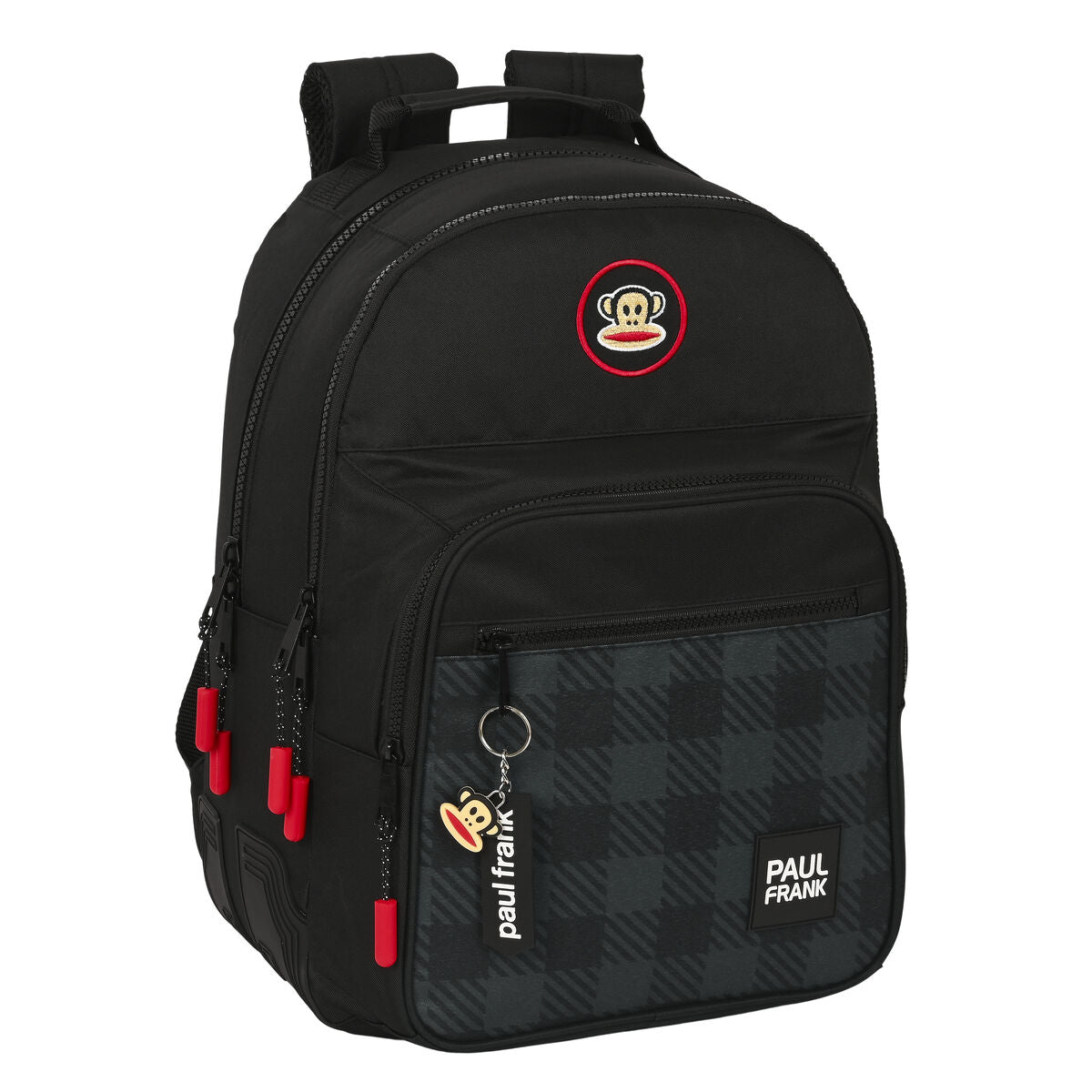 Ghiozdan Paul Frank Campers Negru (32 x 42 x 15 cm) - Birou și papetărie, Material școlar și educațional