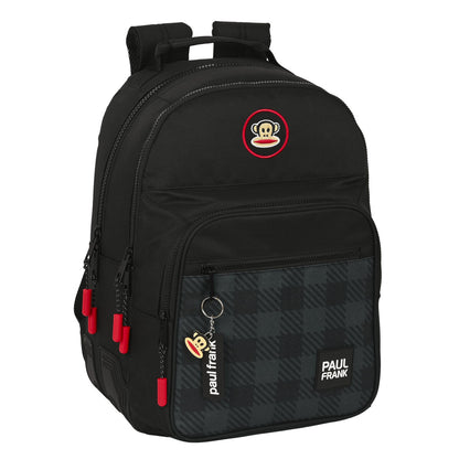 Ghiozdan Paul Frank Campers Negru (32 x 42 x 15 cm) - Birou și papetărie, Material școlar și educațional