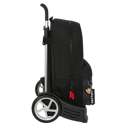 Ghiozdan cu Roți Paul Frank Campers Negru (30 x 46 x 14 cm) - Birou și papetărie, Material școlar și educațional