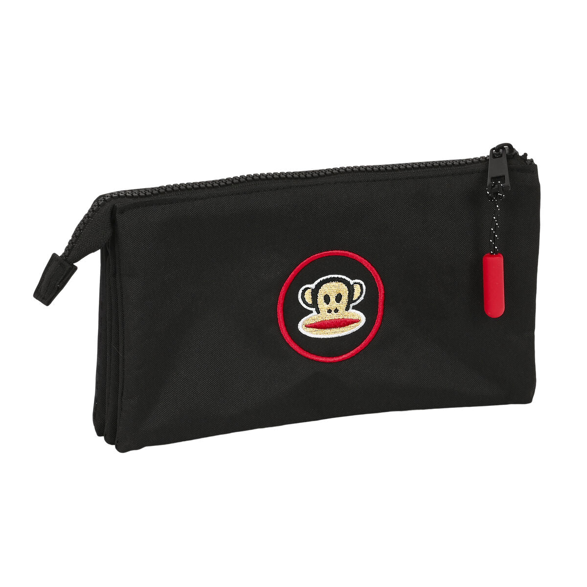 Penar triplu Paul Frank Campers Negru (22 x 12 x 3 cm) - Birou și papetărie, Material școlar și educațional
