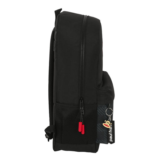 Ghiozdan Paul Frank Campers Negru (30 x 46 x 14 cm) - Birou și papetărie, Material școlar și educațional