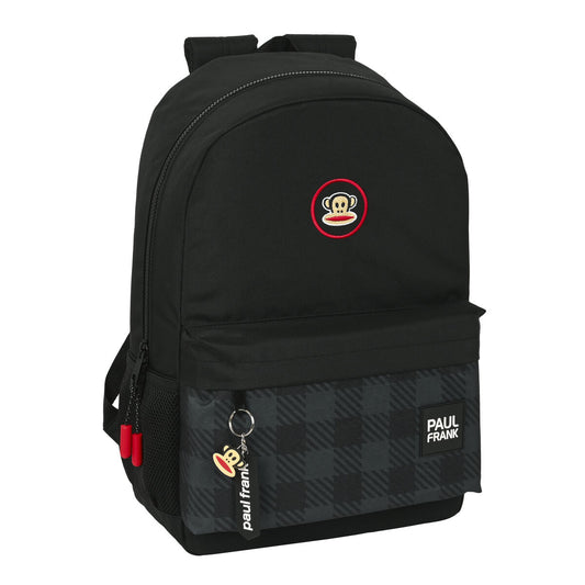 Ghiozdan Paul Frank Campers Negru (30 x 46 x 14 cm) - Birou și papetărie, Material școlar și educațional