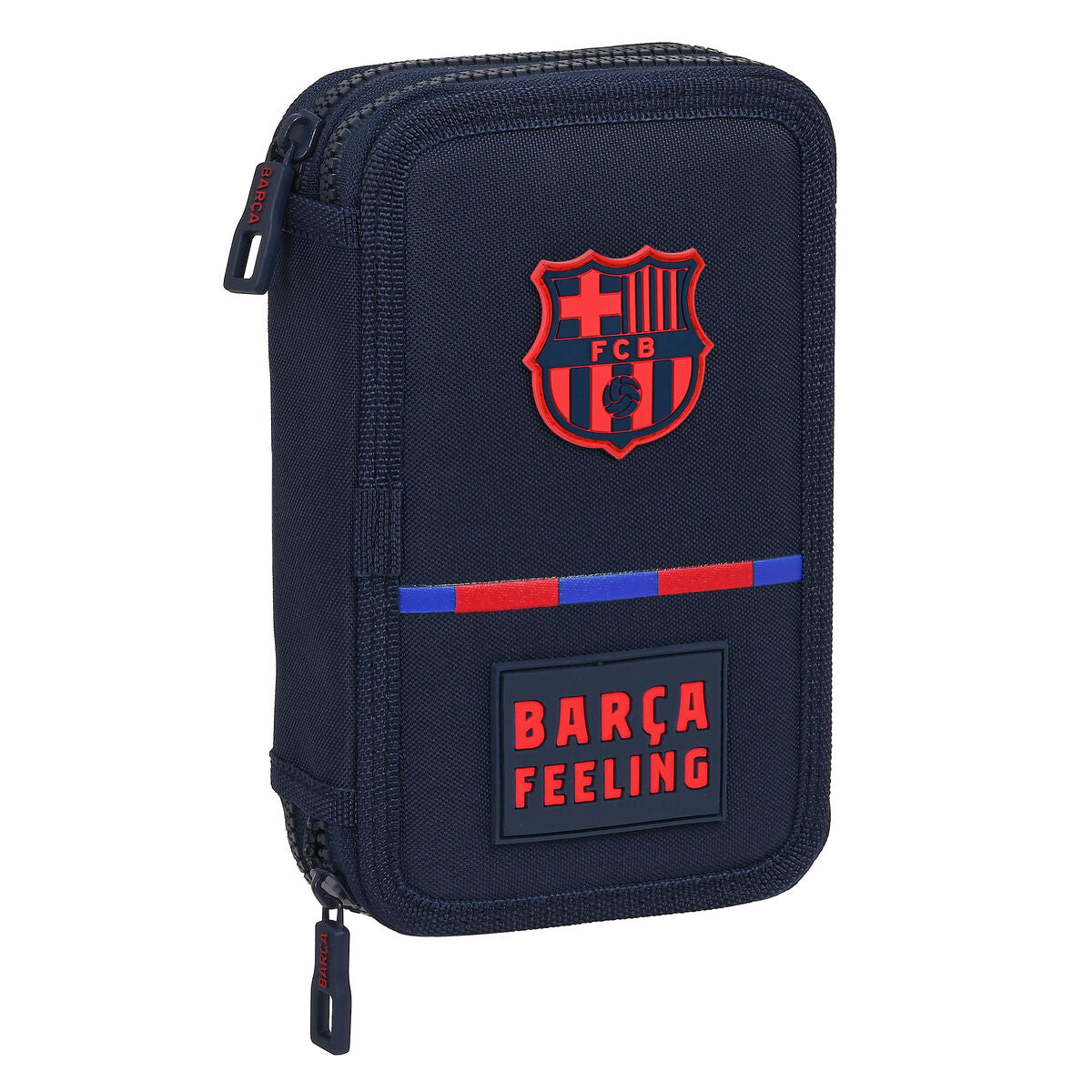 Penar cu Accesorii F.C. Barcelona Bleumarin 12.5 x 19.5 x 4 cm (28 Piese) - Birou și papetărie, Material școlar și educațional