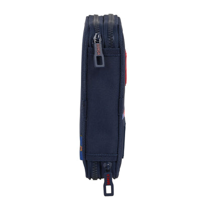 Penar cu Accesorii F.C. Barcelona Bleumarin 12.5 x 19.5 x 4 cm (28 Piese) - Birou și papetărie, Material școlar și educațional