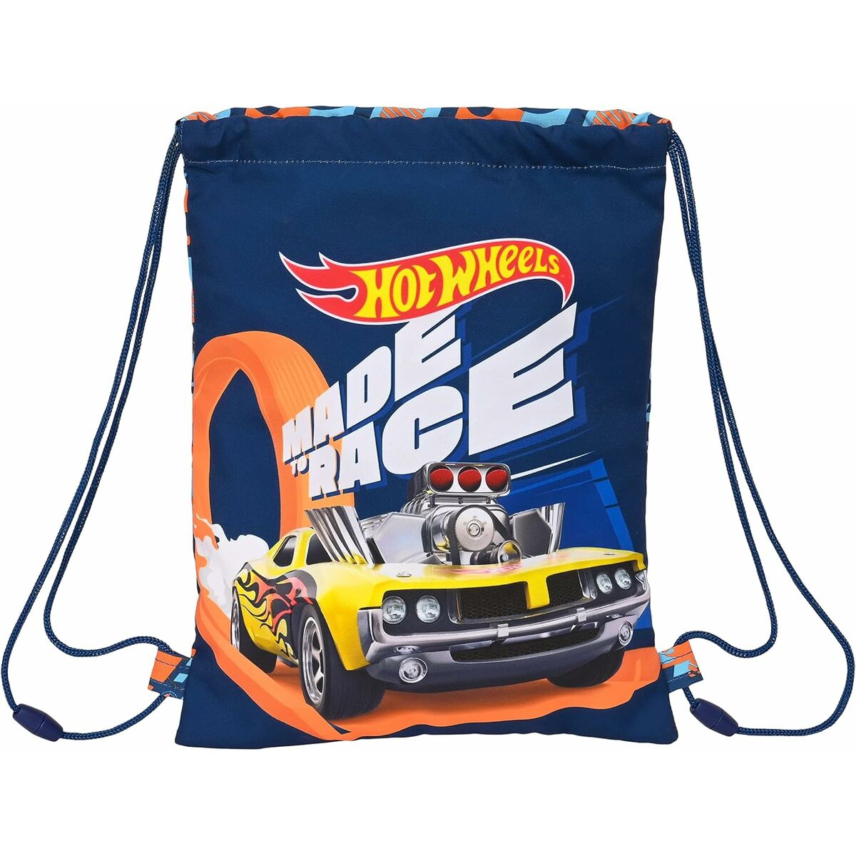 Geantă Rucsac cu Bretele Hot Wheels Speed club Portocaliu Bleumarin 26 x 34 x 1 cm - Birou și papetărie, Material școlar și educațional