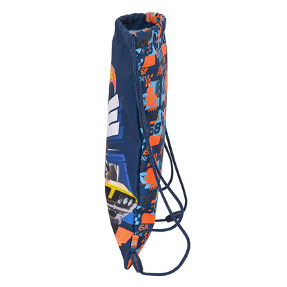 Geantă Rucsac cu Bretele Hot Wheels Speed club Portocaliu Bleumarin 26 x 34 x 1 cm - Birou și papetărie, Material școlar și educațional