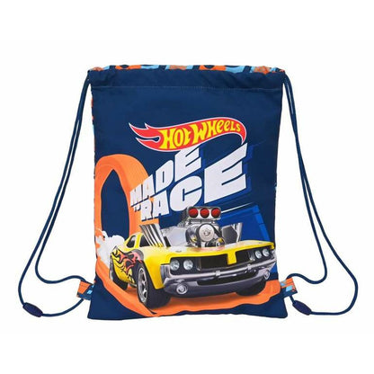 Geantă Rucsac cu Bretele Hot Wheels Speed club Portocaliu Bleumarin 26 x 34 x 1 cm - Birou și papetărie, Material școlar și educațional