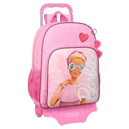 Ghiozdan cu Roți Barbie Girl Roz 33 x 42 x 14 cm - Birou și papetărie, Material școlar și educațional