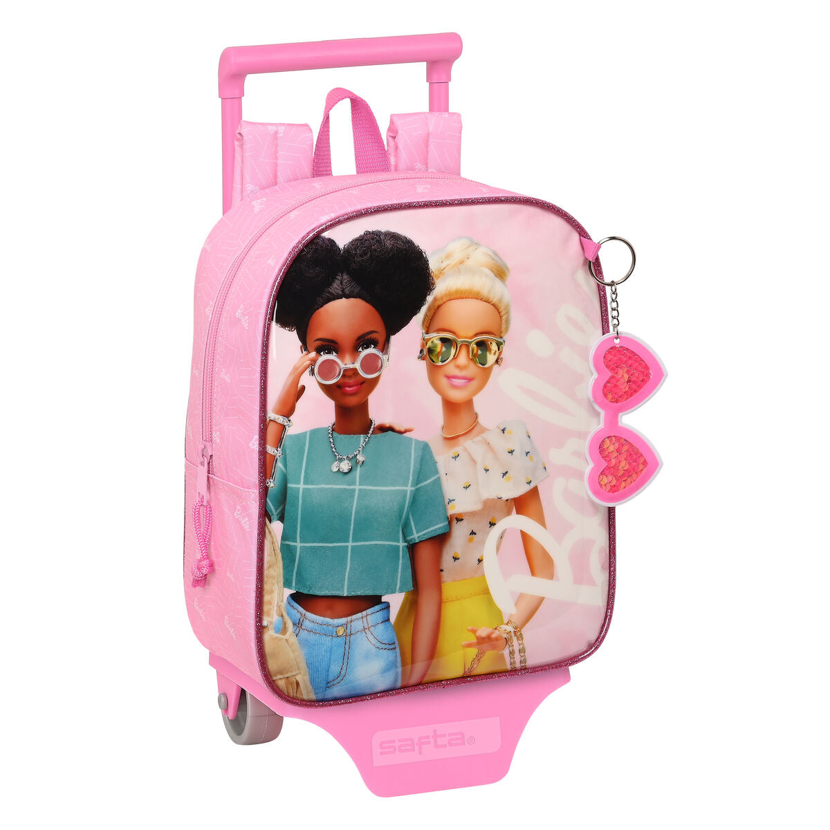 Ghiozdan cu Roți Barbie Girl Roz 22 x 27 x 10 cm - Birou și papetărie, Material școlar și educațional