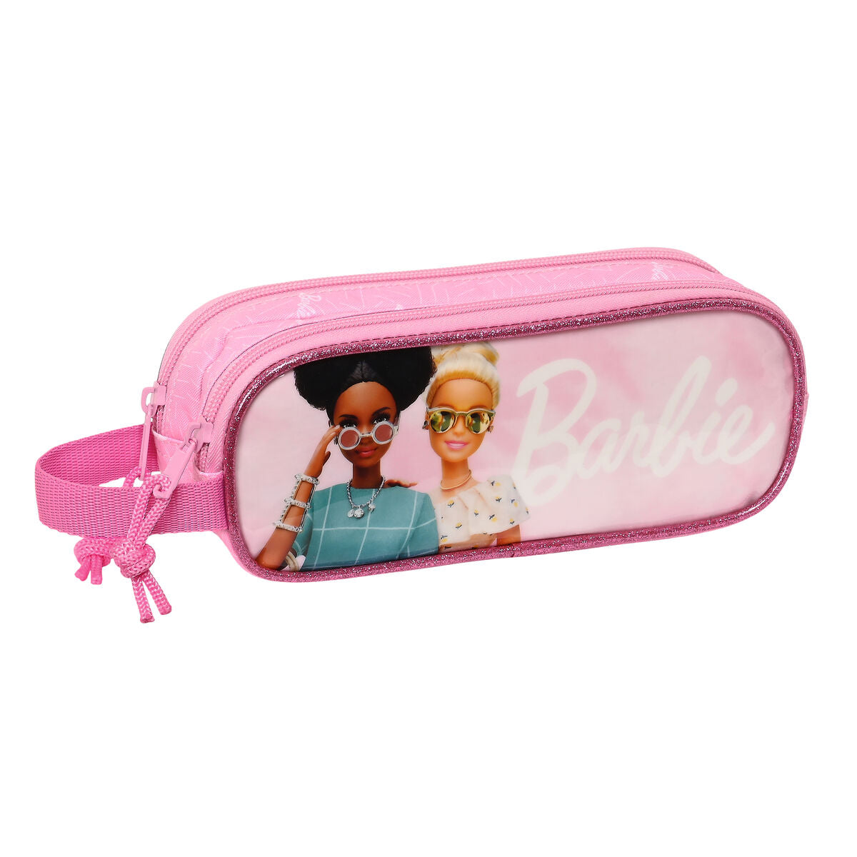 Penar dublu Barbie Girl Roz 21 x 8 x 6 cm - Birou și papetărie, Material școlar și educațional