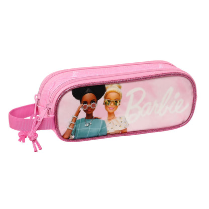 Penar dublu Barbie Girl Roz 21 x 8 x 6 cm - Birou și papetărie, Material școlar și educațional