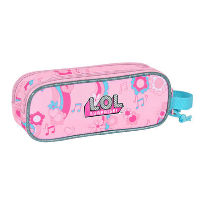 Penar dublu LOL Surprise! Glow girl Roz (21 x 8 x 6 cm) - Birou și papetărie, Material școlar și educațional