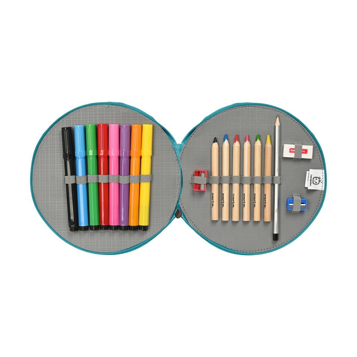 Penar CoComelon Back to class Albastru deschis (18 Piese) - Birou și papetărie, Material școlar și educațional