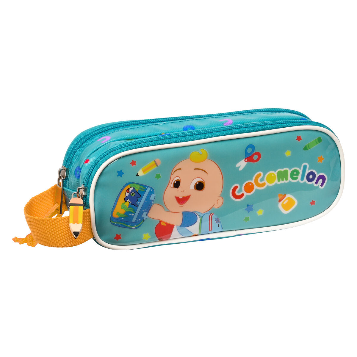 Penar dublu CoComelon Back to class Albastru deschis (21 x 8 x 6 cm) - Birou și papetărie, Material școlar și educațional