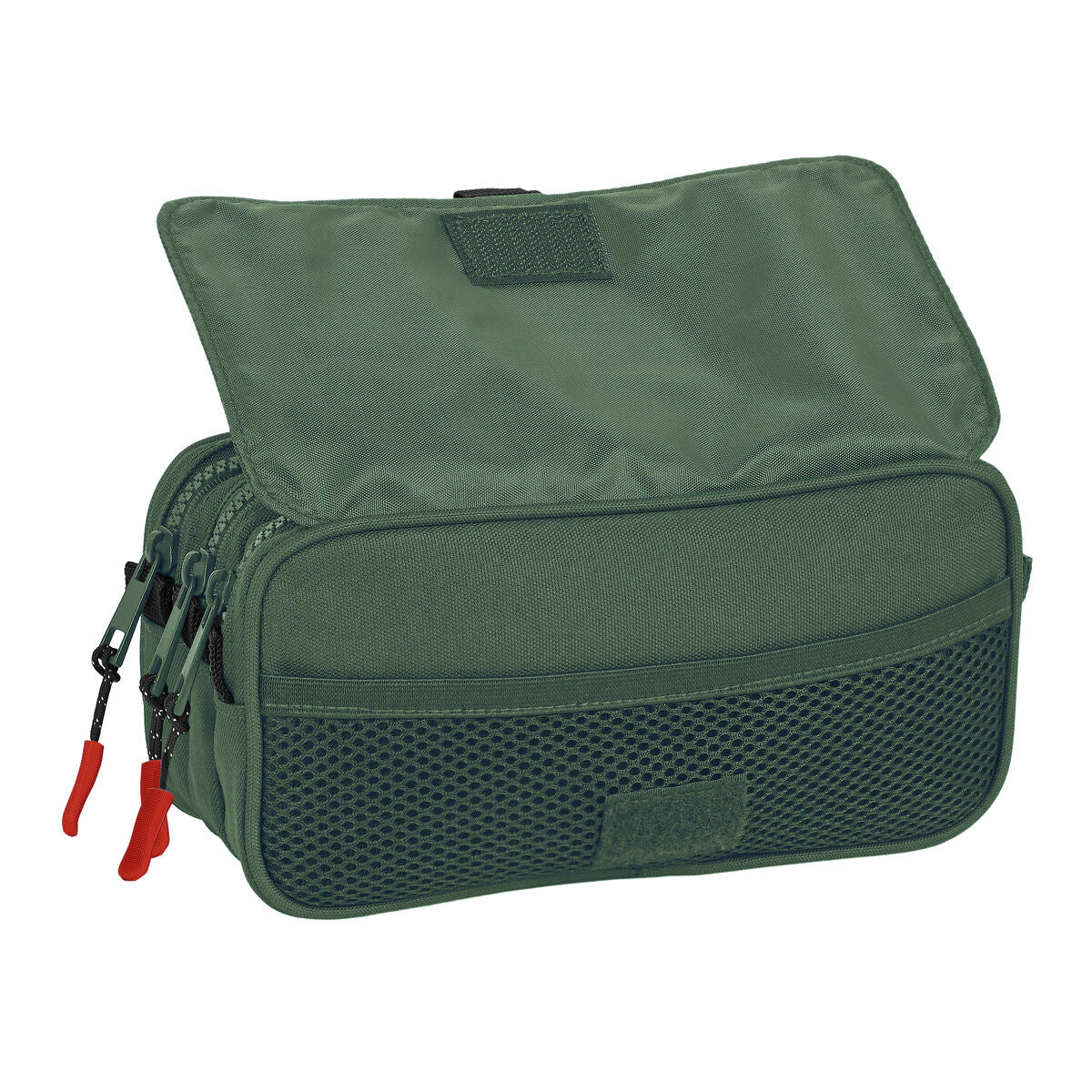 Penar triplu Munich Verde Verde (21,5 x 10 x 8 cm) - Birou și papetărie, Material școlar și educațional