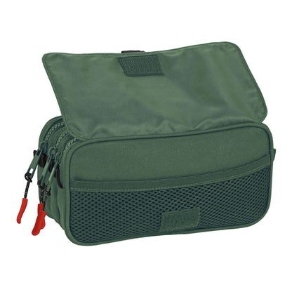 Penar triplu Munich Verde Verde (21,5 x 10 x 8 cm) - Birou și papetărie, Material școlar și educațional