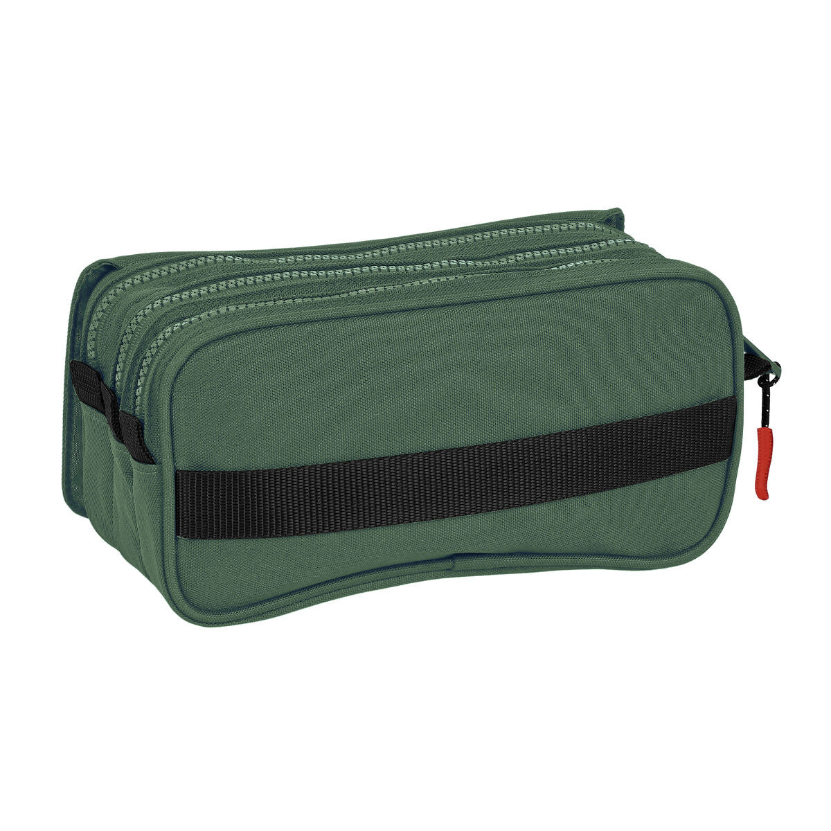 Penar triplu Munich Verde Verde (21,5 x 10 x 8 cm) - Birou și papetărie, Material școlar și educațional