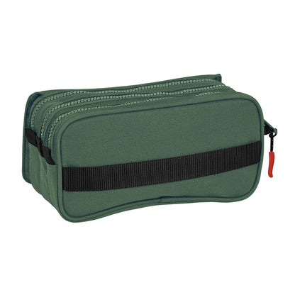 Penar triplu Munich Verde Verde (21,5 x 10 x 8 cm) - Birou și papetărie, Material școlar și educațional
