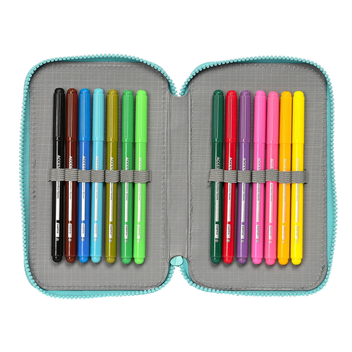 Creion dublu Baby Shark Surfing Albastru Alb 12.5 x 19.5 x 4 cm (28 Piese) - Birou și papetărie, Material școlar și educațional