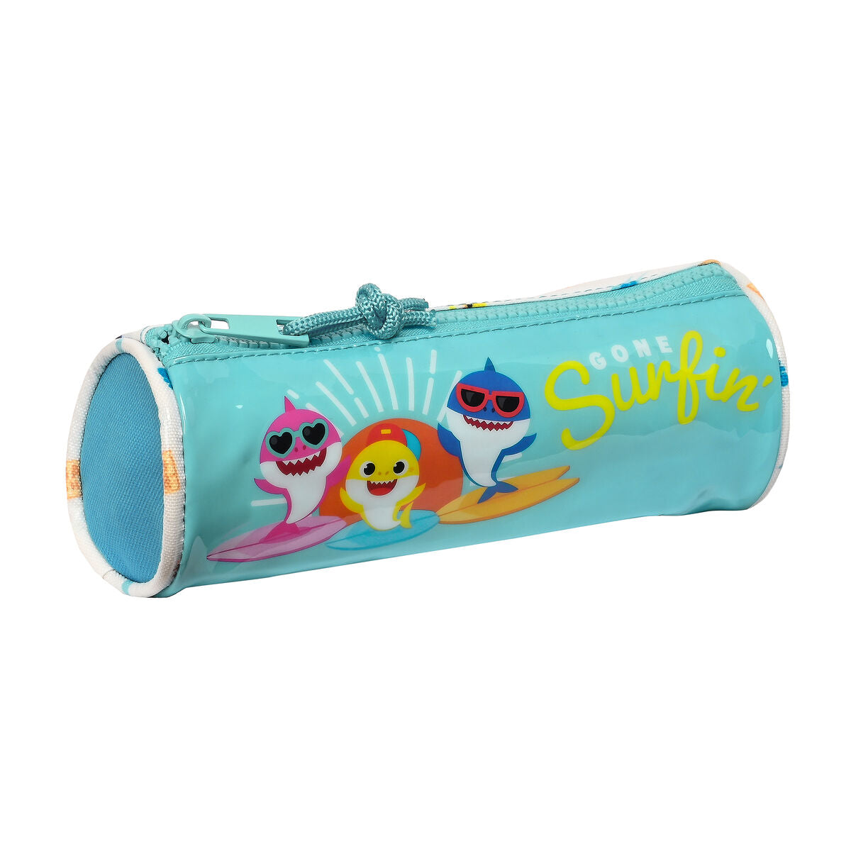 Penar Școlar Baby Shark Surfing Albastru Alb 20 x 7 x 7 cm - Birou și papetărie, Material școlar și educațional