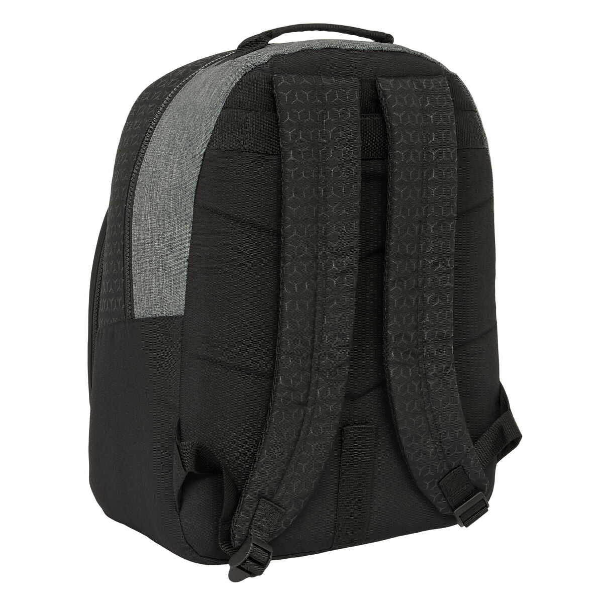 Ghiozdan BlackFit8 Old school Negru Gri 32 x 42 x 15 cm - Birou și papetărie, Material școlar și educațional