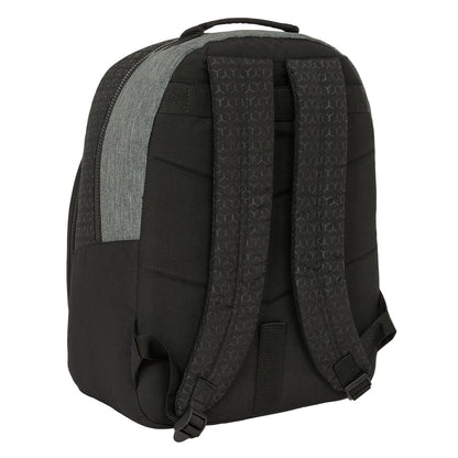 Ghiozdan BlackFit8 Old school Negru Gri 32 x 42 x 15 cm - Birou și papetărie, Material școlar și educațional