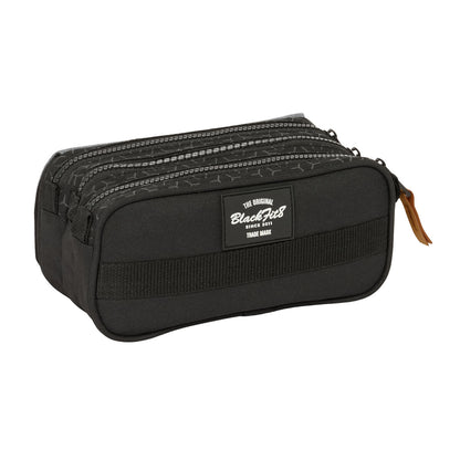 Geantă Universală BlackFit8 Old school Negru Gri 21,5 x 10 x 8 cm - Birou și papetărie, Material școlar și educațional