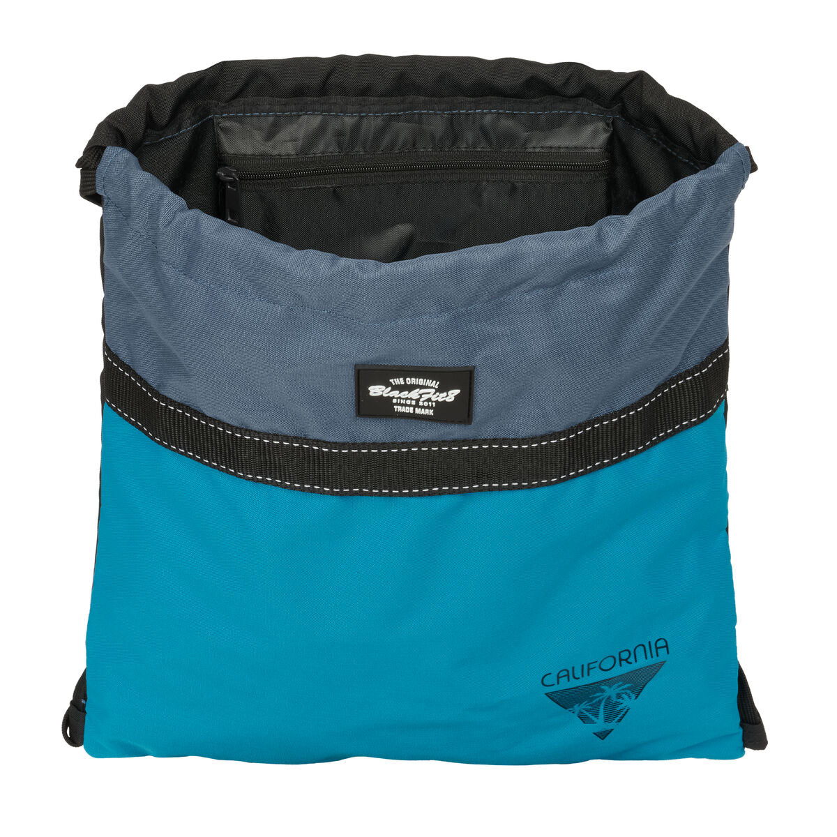 Geantă Rucsac cu Bretele BlackFit8 California Albastru Negru 35 x 40 x 1 cm - Birou și papetărie, Material școlar și educațional