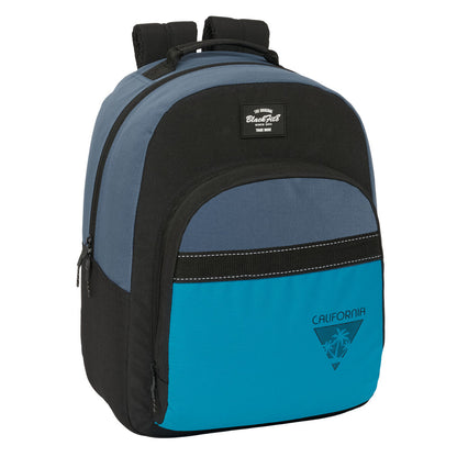 Ghiozdan BlackFit8 California Albastru Negru 32 x 42 x 15 cm - Birou și papetărie, Material școlar și educațional