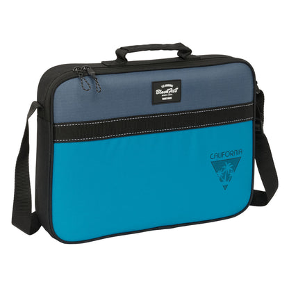 ghiozdan de școală BlackFit8 California Albastru Negru 38 x 28 x 6 cm - Birou și papetărie, Material școlar și educațional