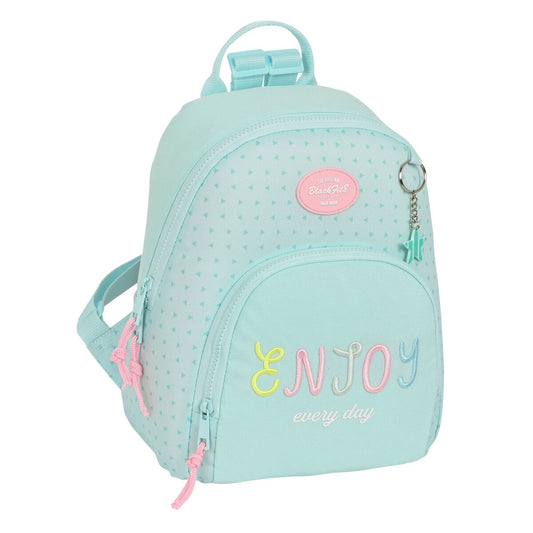 Rucsac BlackFit8 Enjoy Mini Verde 25 x 30 x 13 cm - Birou și papetărie, Material școlar și educațional