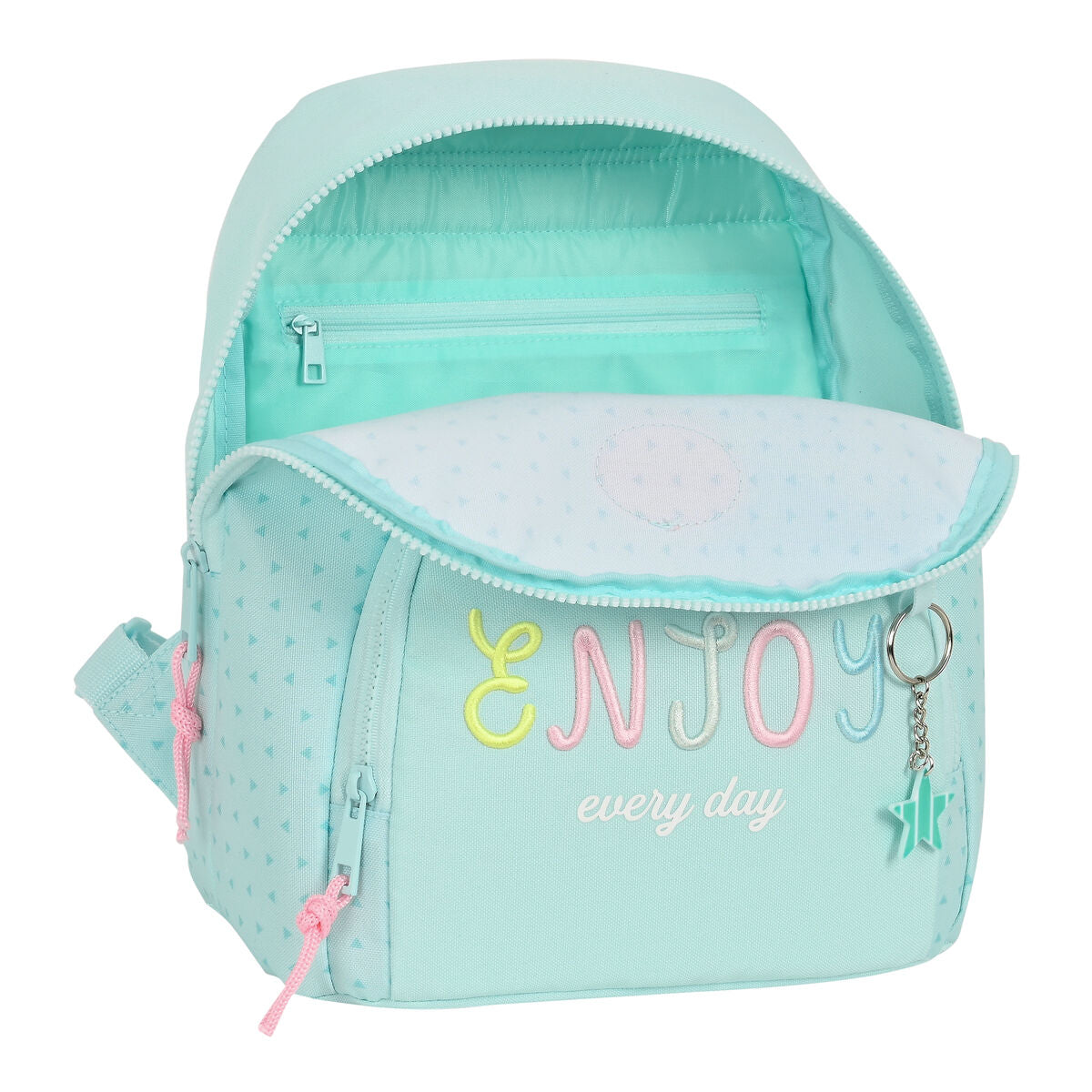 Rucsac BlackFit8 Enjoy Mini Verde 25 x 30 x 13 cm - Birou și papetărie, Material școlar și educațional