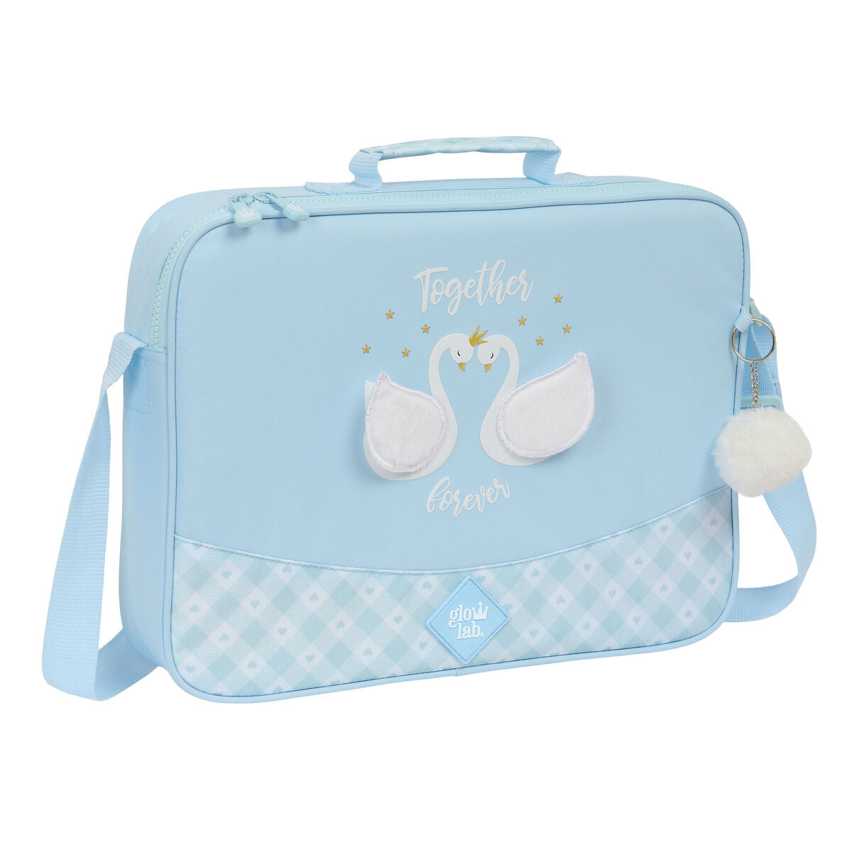 ghiozdan de școală Glow Lab Cisnes Albastru deschis 38 x 28 x 6 cm - Birou și papetărie, Material școlar și educațional