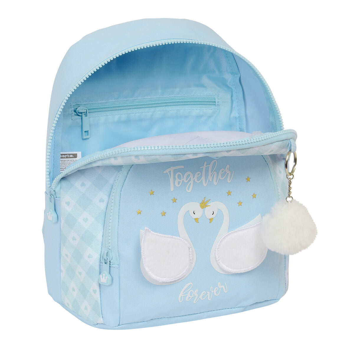 Rucsac Glow Lab Cisnes Mini Albastru deschis 25 x 30 x 13 cm - Birou și papetărie, Material școlar și educațional