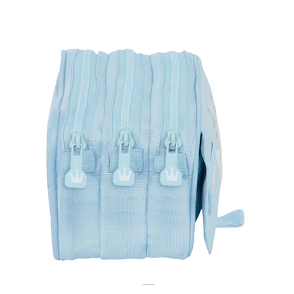 Penar triplu Glow Lab Cisnes Albastru deschis 21,5 x 10 x 8 cm - Birou și papetărie, Material școlar și educațional