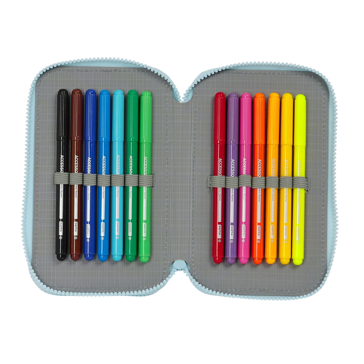 Creion dublu Glow Lab Cisnes Albastru 12.5 x 19.5 x 4 cm (28 Piese) - Birou și papetărie, Material școlar și educațional