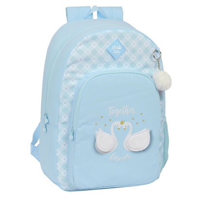 Ghiozdan Glow Lab Cisnes Albastru 30 x 46 x 14 cm - Birou și papetărie, Material școlar și educațional