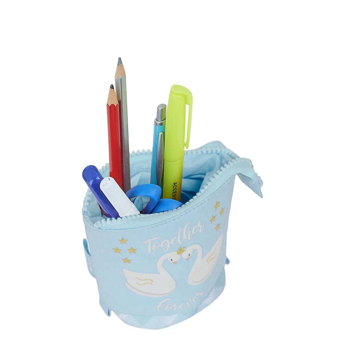 Trusă Ceașcă Glow Lab Cisnes Albastru deschis 8 x 19 x 6 cm - Birou și papetărie, Material școlar și educațional