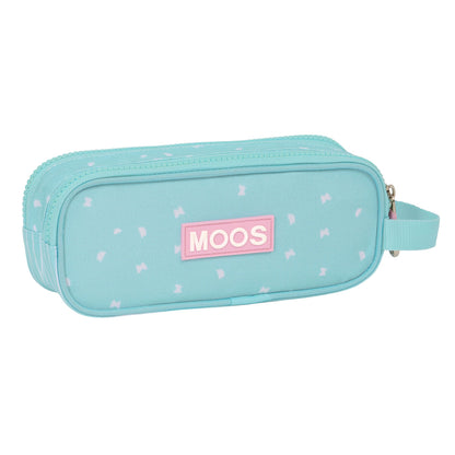 Penar dublu Moos Butterflies Albastru deschis 21 x 8 x 6 cm - Birou și papetărie, Material școlar și educațional