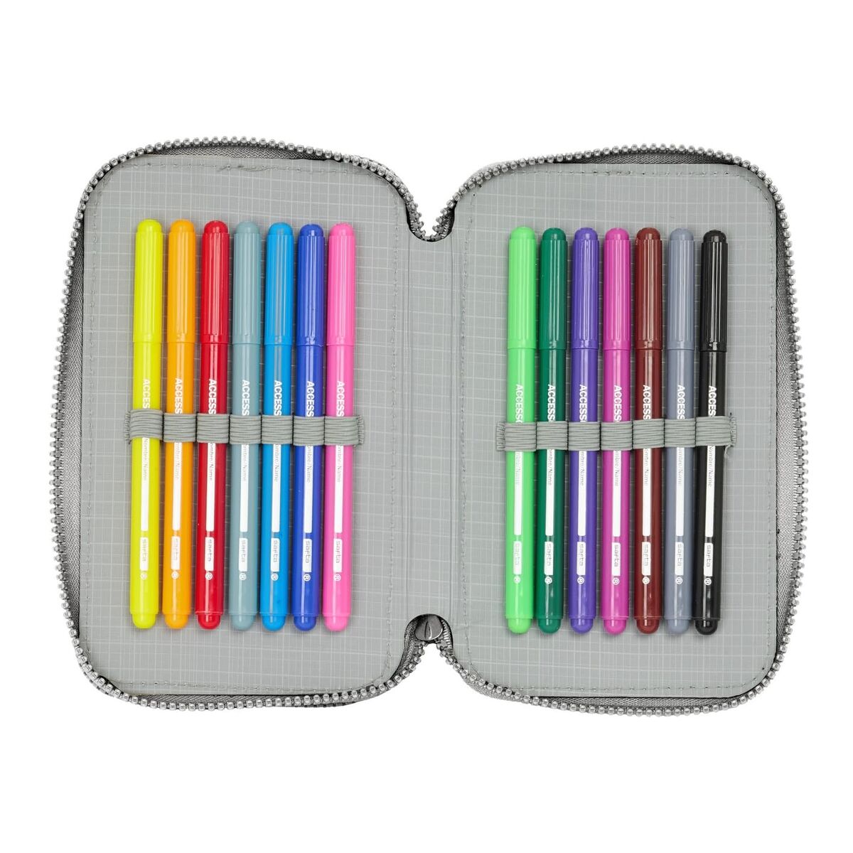 Creion dublu Safta Game over 12,5 x 19,5 x 4 cm Creion dublu 29 Piese - Birou și papetărie, Material școlar și educațional