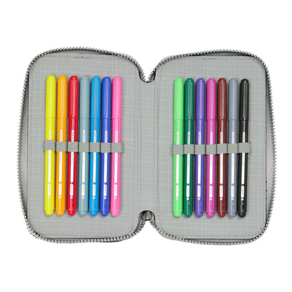 Creion dublu Safta Game over 12,5 x 19,5 x 4 cm Creion dublu 29 Piese - Birou și papetărie, Material școlar și educațional