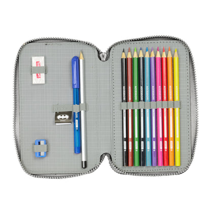 Creion dublu Batman Game over Negru 12.5 x 19.5 x 4 cm Creion dublu 29 Piese - Birou și papetărie, Material școlar și educațional