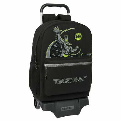 Ghiozdan cu Roți Batman Game over Negru 30 x 43 x 14 cm - Birou și papetărie, Material școlar și educațional