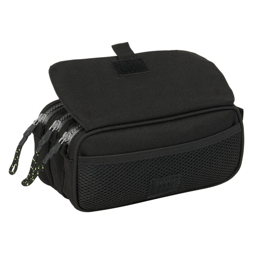 Penar triplu Batman Game over Negru 21,5 x 10 x 8 cm - Birou și papetărie, Material școlar și educațional