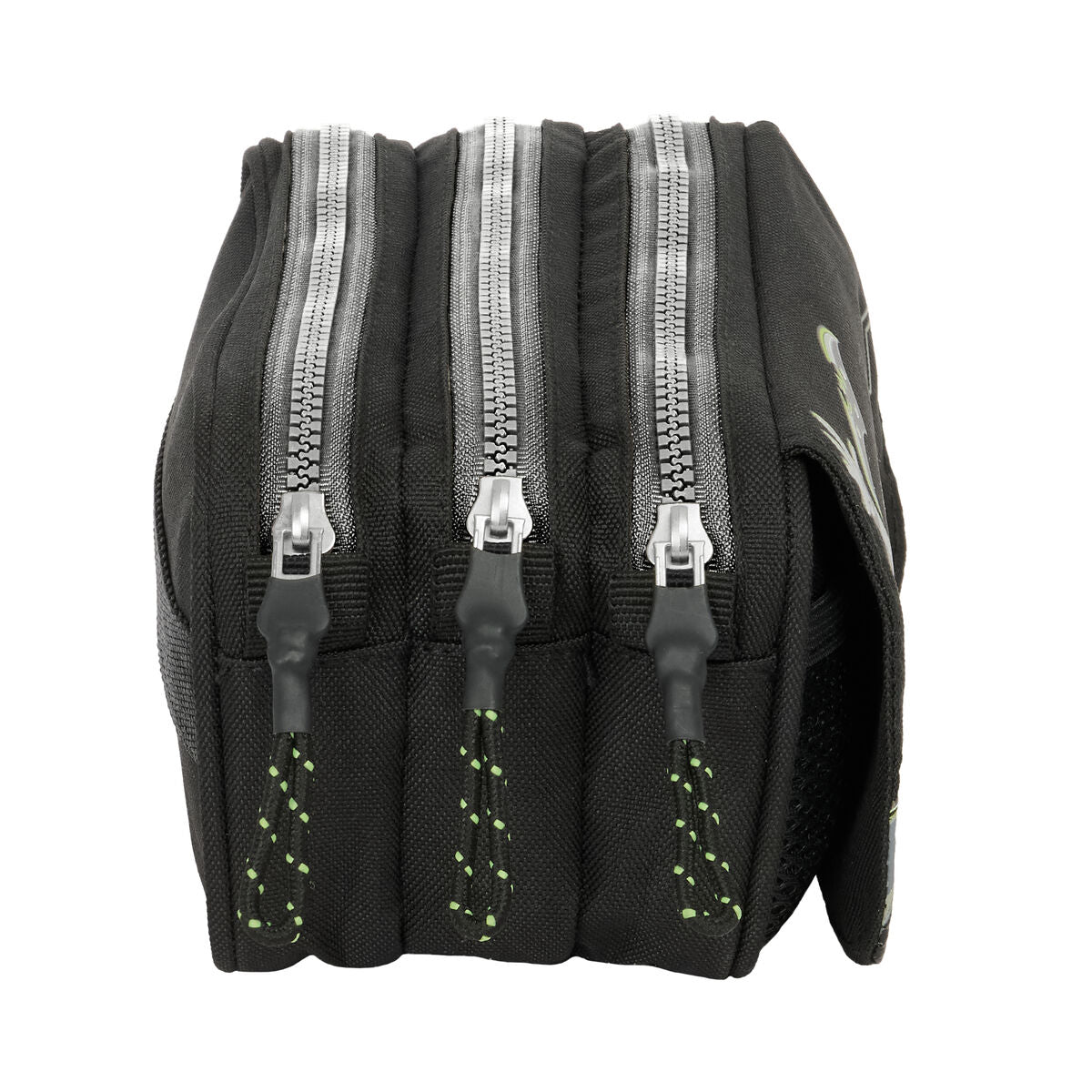 Penar triplu Batman Game over Negru 21,5 x 10 x 8 cm - Birou și papetărie, Material școlar și educațional