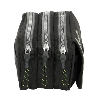 Penar triplu Batman Game over Negru 21,5 x 10 x 8 cm - Birou și papetărie, Material școlar și educațional