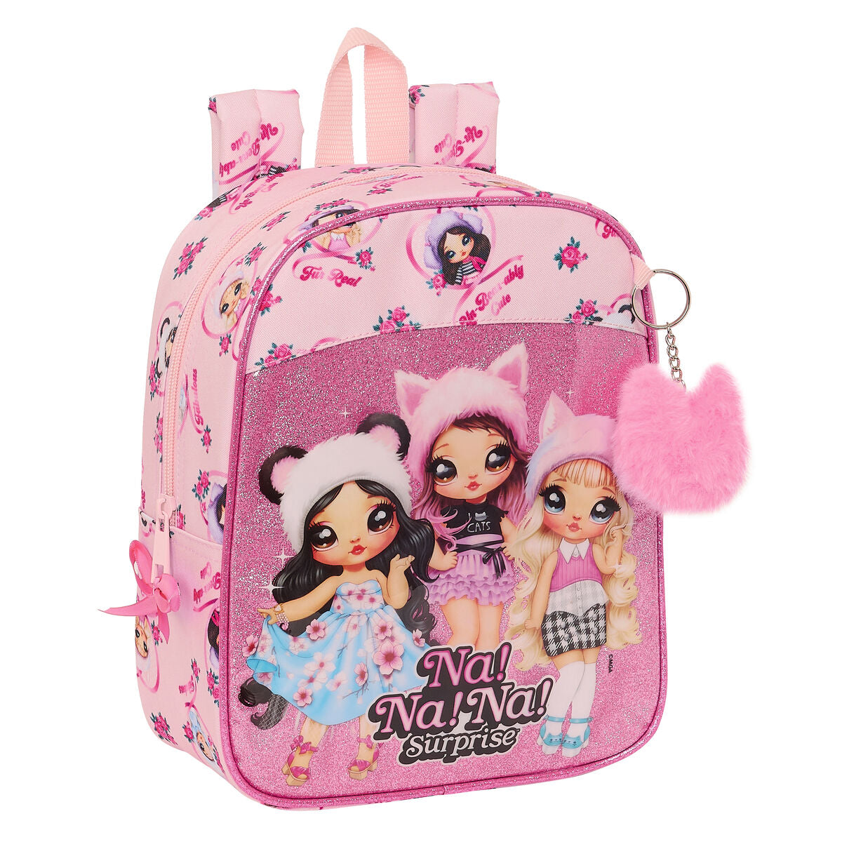 Rucsac pentru Copii Na!Na!Na! Surprise Fabulous Roz 22 x 27 x 10 cm - Birou și papetărie, Material școlar și educațional